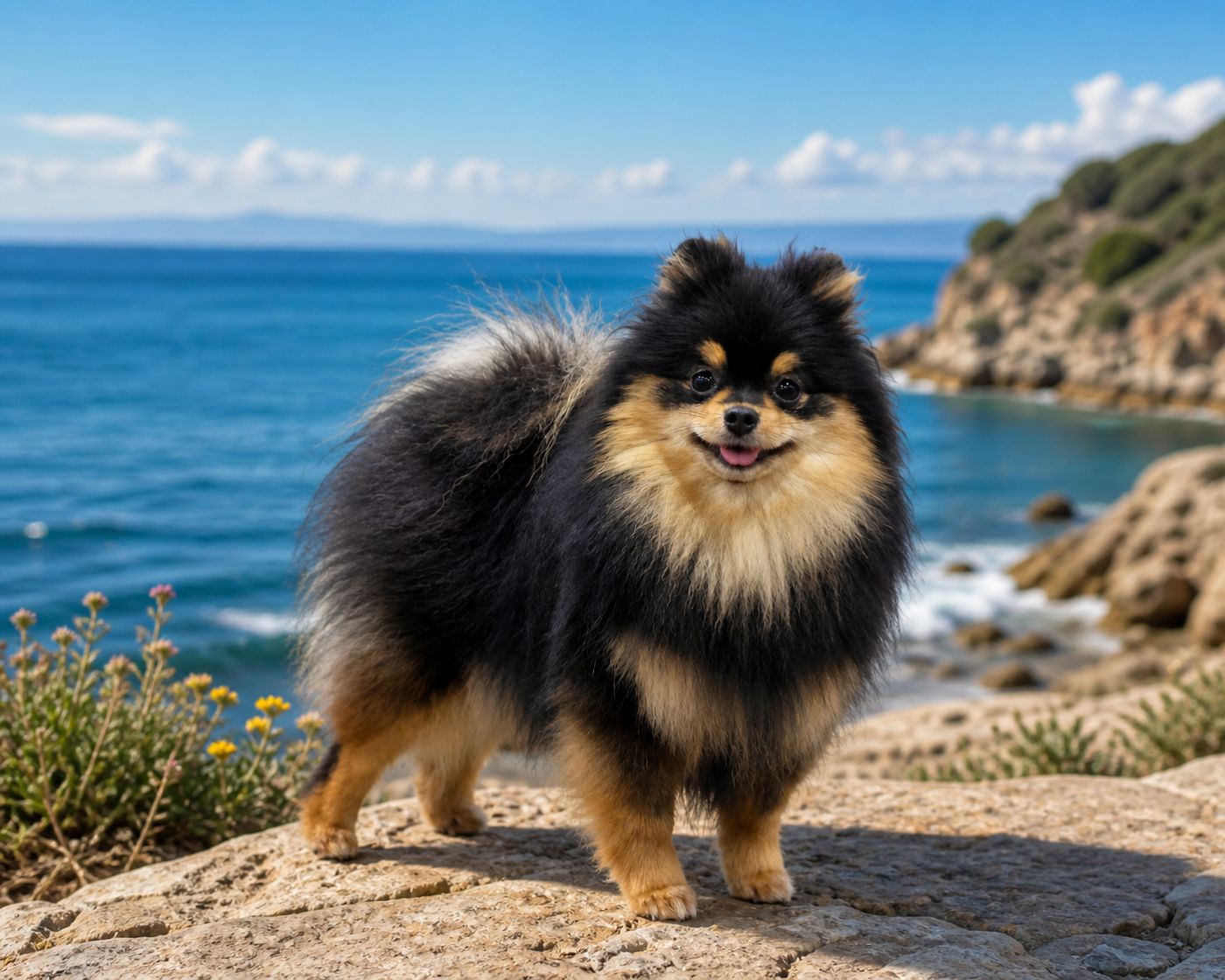 Chiot Spitz allemand des Gardiens d'Hadès